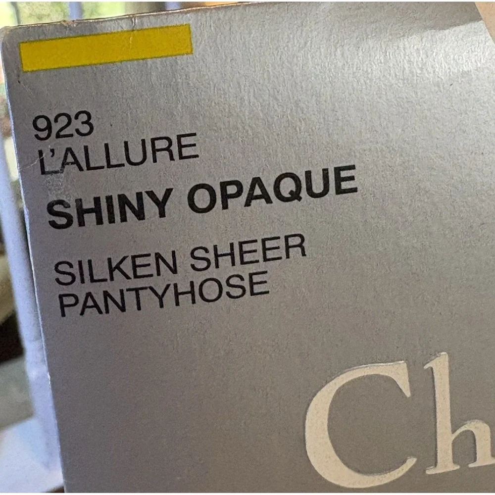 Christian Dior Discontinued Pantyhose Shiny Opaque Coral Size 1 Silken Sheer 923